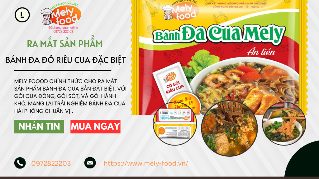 MELYFOOD – BÁNH ĐA CÁ RÔ ĐỒNG ĂN LIỀN