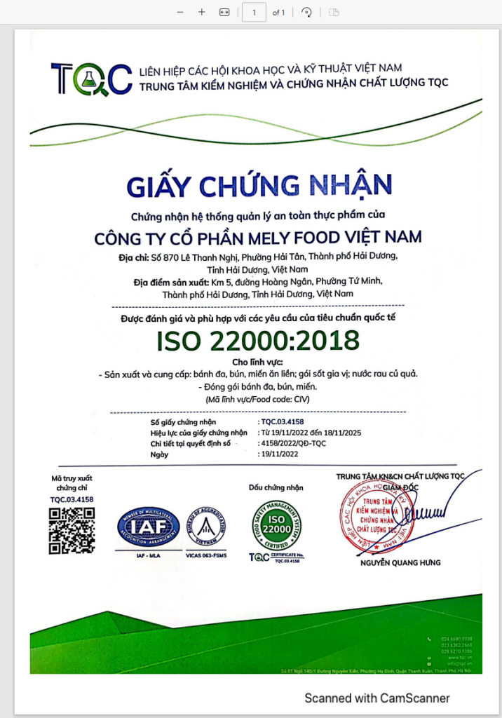 MELYFOOD – BÁNH ĐA CÁ RÔ ĐỒNG ĂN LIỀN